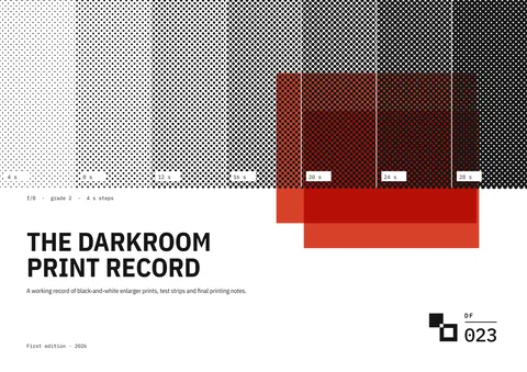 Cover of The Darkroom Print Record, DF.023
