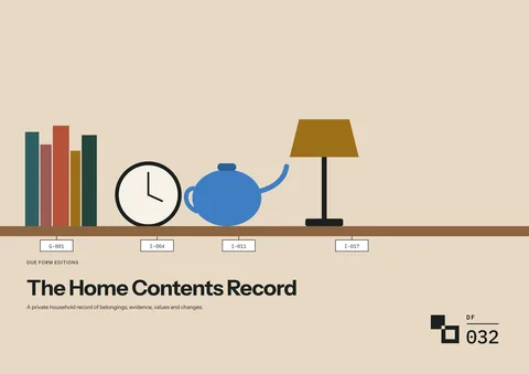 Cover of The Home Contents Record, DF.032