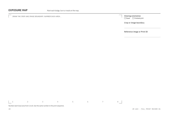 Exposure map